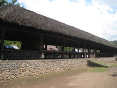 Traditional Balinese village houses in Tenganan.