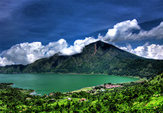 Batur Lake in Kintamani.